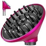 Luresta Upgraded 6IN Diffuser Attachment for Dyson Airwrap Styler HS01 HS05 HS08, Hair Diffuser Nozzle for Fast Drying and Styling Wave Curly Thick Hair