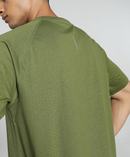 Image of Puma Men's Solid Regular Fit T-Shirt