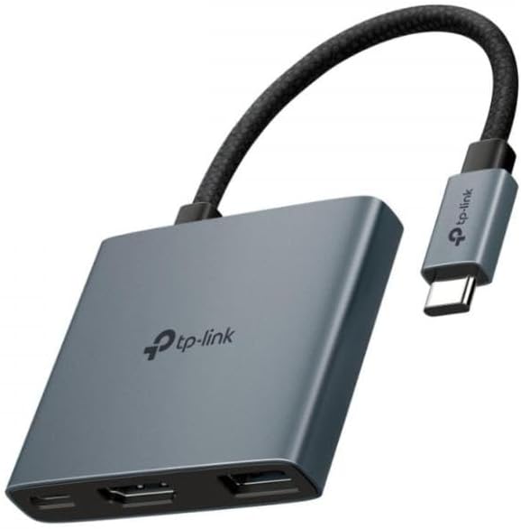 UH3020C USB Type-C 3-in-1 Hub|1× USB-A Data Port|4K@60Hz HDMI|5 Gbps Speed|Plug & Play|driver-free install with Mac OS, Windows 11/10/8.1/8/7, Linux OS, iPadOS, iOS, Android, and Chrome OS.