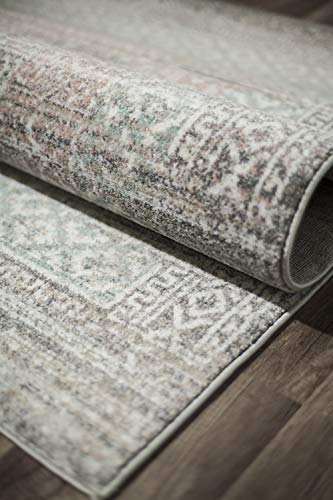 Rugs America Harper Hy20A Maiden Pink Vintage Transitional Area Rug 8' X 10' #TOP4