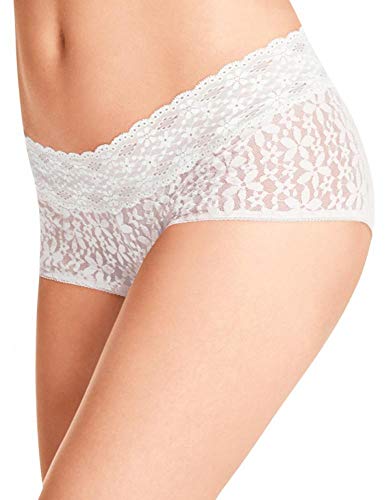 Wacoal Women's Halo Boy Short Pant, Ivory, X-Large #TOP25