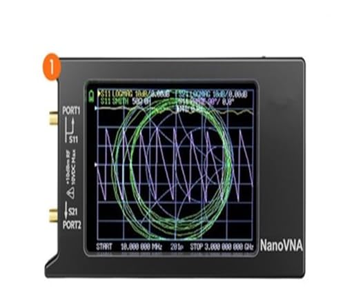 NanoVNA-H �x�N�g�� �l�b�g���[�N �A���e�i �A�i���C�U�[ 4 �C���` �f�B�X�v���C 10KHz-1.5GHz MF HF VHF UHF �o�[�W���� SD �J�[�h �X���b�g�t��(4inch)