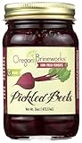 Pickled Beets, Raw, Fermented, Probiotic, Organic, 16 Oz