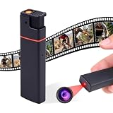 KOPOPIKAM 防犯・監視カメラ ライター小型カメラ 防犯カメラ 小型 隠し撮り 1080P HD動画撮影 静止画 連続録画 タイムスタンプ機能 USB充電式 microSDカード対応（最大128GB） 監視カメラ ボタン隠しカメラ 日本語説明書付き 電熱線ライター アウトドア緊急用 ブラック