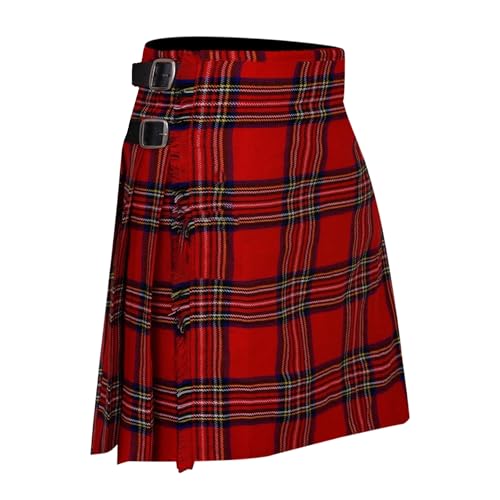 Allsafe Traders Scottish Men's Kilts Tartan Kilt Highland Light Weight Value Kilt (Royal Stewart, 40''-42'' Belly Button)