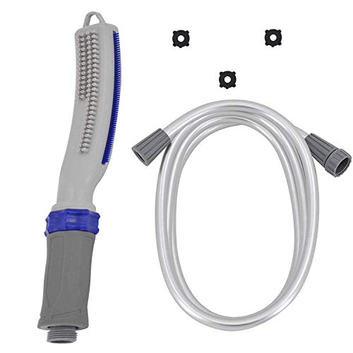 Pet Wand Shower Attachment for Dog Indoor Outdoor Use,with 8 Feet Hose Compatible Waterpik Pet Wand Sprayer for Home Fast and Easy Cleaning