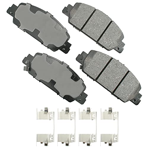 Akebono Brake Pads, ProACT, Front, compatible with Honda 2013-2019, Set of 4 by Akebono - Used condition - US$53.49