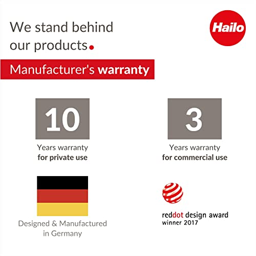 Hailo 0545-010 Pure Xl, Stainless Steel, Edelstahl #TOP4