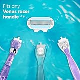 Gillette Venus Smooth damskie ostrza do golenia z uchwytem wielokrotnego użytku, 4 zapasowe ostrza