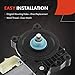 A-Premium Power Window Lift Motor Compatible with GMC Terrain 2012-2017 & Chevrolet Sonic 2013-2020, Equinox 2012-2017, Cruze 2012-2015, Cruze Limited 2016, Replace# 22823480