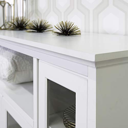 Romeo 52 Inch Wide Highboy Television Stand in White