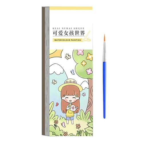 Colorful Water Painting Book, Art And Craft Supplies, Safe Watercolor Paints, Watercolor Crafting, Painting Fun For Kids, Waterc