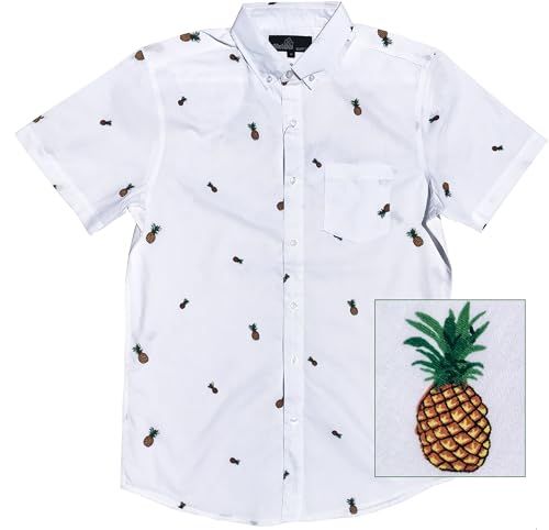 Image of Molokai Surf Button Down Slim Fit Hawaiian Short Sleeve Shirts