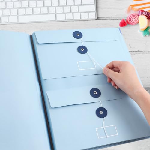 Important Document Organizer, End of Life Planner Organizer Binder -Life & Emergency Accordion File for Important Papers, Certificates, Passports, Photos, Letters (Pink) - Image 2