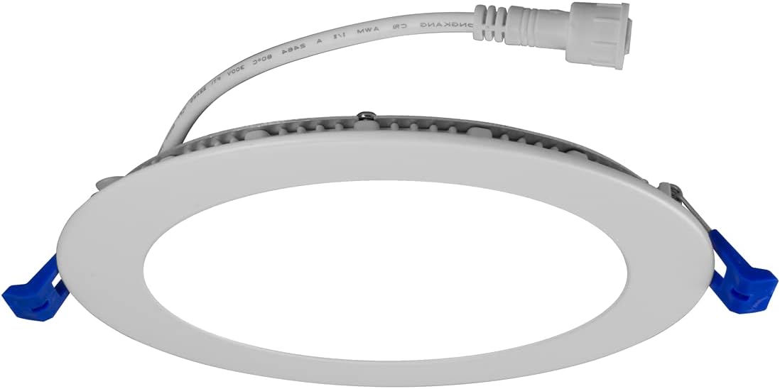 NICOR LIGHTING DLE621204KRDWH 6インチ ラウンドエッジライトLEDレトロフィットダウンライト 4000