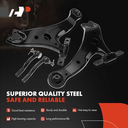 A-Premium Set of 8, Front Lower Control Arm, Lower Ball Joint, Inner Outer Tie Rod End, Compatible with Toyota Camry 2007 2008 2009 2010 2011, Sedan Only by A-premium - Used condition - Image 4