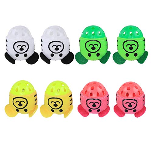 Brinquedos interativos com bolas de gato; Brinquedos para animais de estimação; 8PCS Cartoon Trainin