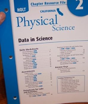 Paperback Crf Ch #1 Holt California Sci 2007 Phys Book