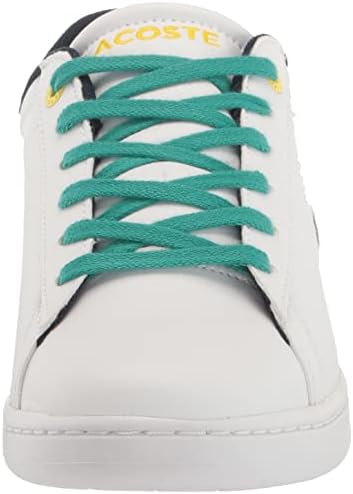 Lacoste Kids Carnaby Sneaker, WHT/GRN, 4 US Unisex Toddler | Image 1