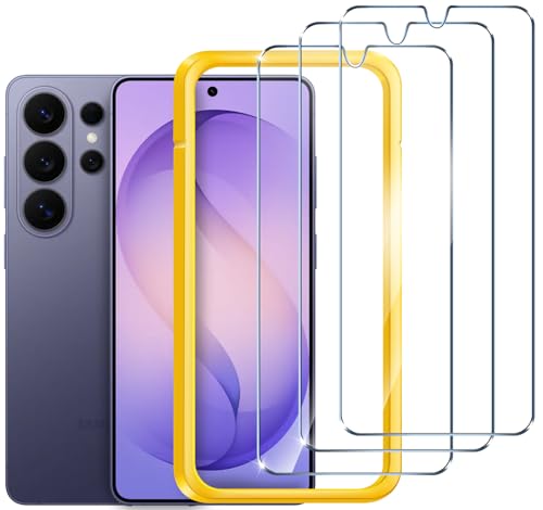 ivoler für Samsung Galaxy S26 Ultra Panzer Schutz Glas, mit Einfache Installationswerkzeug, 9H Härte Schutzfolie, HD-Klar, Kratzfest, Anti-Bläschen, Anti-Fingerabdruck, Kompatibel mit Hülle, 3 Stück 1