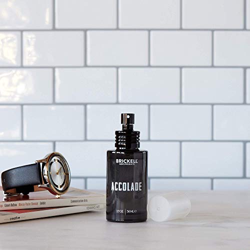 Brickell Men's Accolade Cologne For Men, Italian Bergamot, Cedarwood, Sandalwood, Lemon, And Guaiac Wood Scent, Natural And Organic, 1.7 Ounces #TOP3