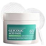 60PCS Glycolic Acid & Salicylic Acid Exfoliating Face Pads – Exfoliating Pads for Smooth & Radiant Skin – Pore Cleansing & Hydrating Toner Pad – Facial Cleansing Pad & Skin Renewal Wipes
