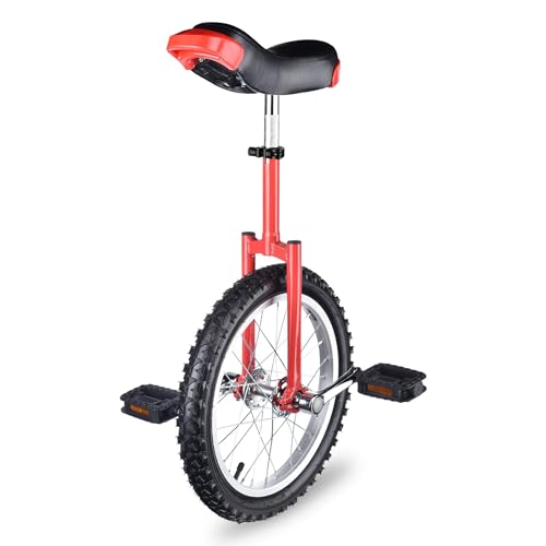 Image of AW 16 /18 /20 /24 Inch Wheel Outdoor Unicycle Adjustable Seat Exercise Bicycle | Fit Adults Kids Outdoor Sports Fitness Exercise, Various colors For Choice