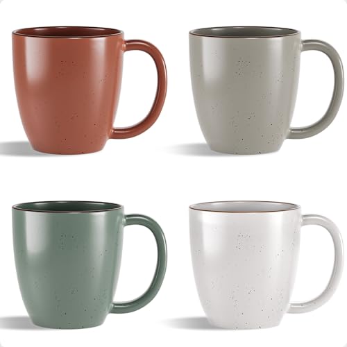 16oz Ceramic Mugs Set of 4