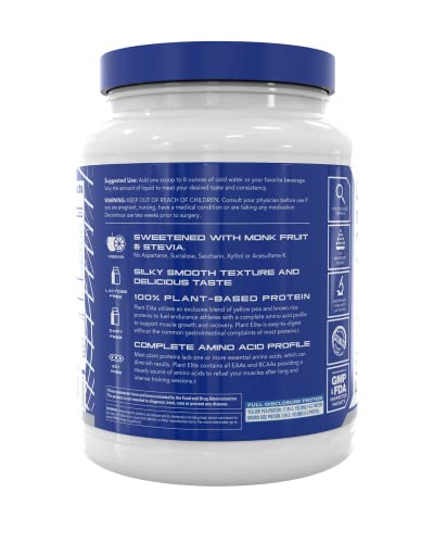 Endurelite Plant Elite Protein Powder - Yellow Pea And Brown Rice Protein Blend - Low Carb - Chocolate #TOP2