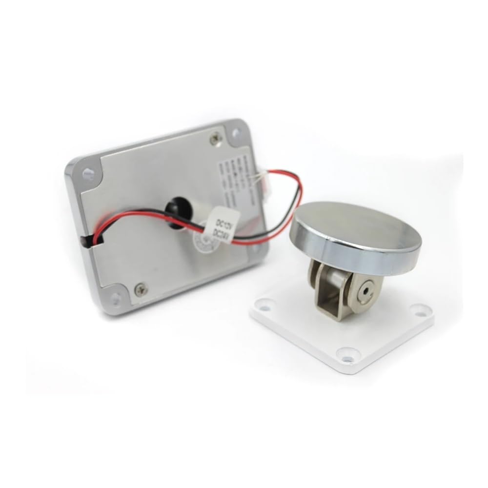 12/24V 60kg/120LBS Butée de porte murale pour verrouillage électromagnétique magnétique pour portes intérieures
