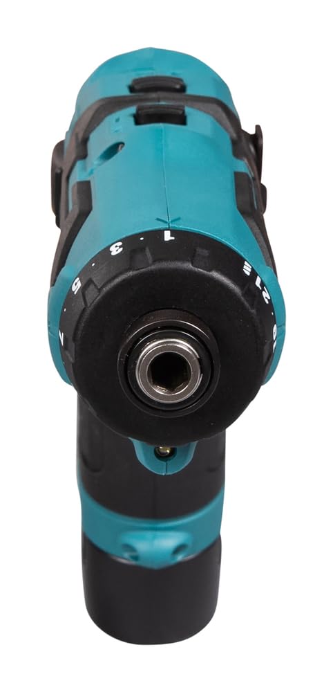 Makita DF012DSJ wkrętak pistoletowy, 7,2 V, 21 ustawień momentu obrotowego, 1,5 Ah, zawiera 2 baterie i ładowarkę