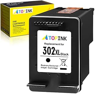 ATOPINK 302 Black Ink Cartridge, 302XL 302 XL Printer Ink Replacement for HP 302, for DeskJet 2130, 3630, 3637, 3634, 3636, 3632, OfficeJet 3835, 3832, 3831, 5230, 4650, Envy 4523, 4527, 4520, 4524