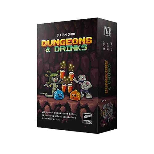 Dungeons & Drinks, Jogo de Cartas Divertido para Amigos, 2-6 jogadores