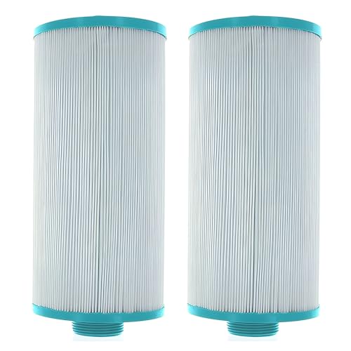 Hurricane 2 Pack Replacement Spa Filter Cartridge for Unicel 4CH-24, PGS25P4, Filbur FC-0131, After Hours Spas, Nemco Spas, Threaded 25