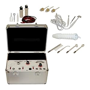 Portable 4 in 1 Multifunction Facial Machine: Galvanic, High Frequency, Vacuum, Sprayer Diffuser