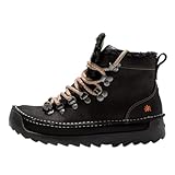 ART ART-RRR-0615-BL/42/Nero ART Company 0615 Pleasant Black Skyline Baskets Noires pour Hommes, Lacets en Cuir Nubuck 42