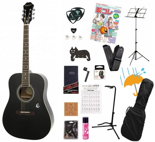 エピフォン DR-100 NA アコースティックギター スタンド付き 楽器 Amazon | Epiphone エピフォン アコギ Songmaker DR-100
