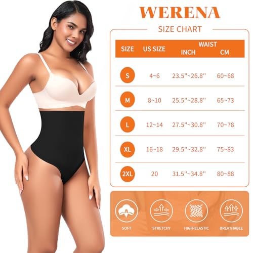 Image of Womens Thong Shapewear Mid to High Waisted Shaper Thong WN0017
