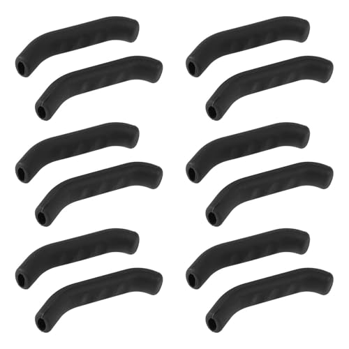 BELLIFFY 6 Pairs Bike Brake Lever Covers Tpr Grip Protectors for Commuters