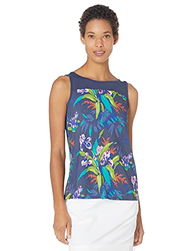 Columbia Women s Chill River Tank, Lapis Blue, Magnolia Print, X-Large