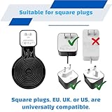 Sintron Wall Mount Holder Black for Dᴏt 3, Smart Home Wall Mount Stand Hanger for Dot 3rd Generation Speaker Holder, Space Saving Accessories Without Messy Wires, Compatible with UK Plug Google Mini - Image 4