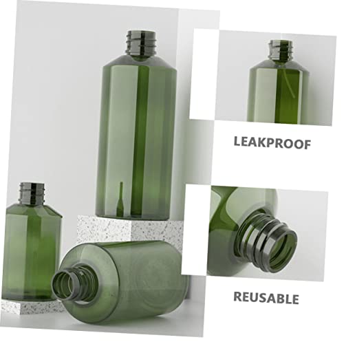 NOLITOY 6pcs Leak Makeup Travel Bottles Green Fine Mist Spray Bottles for Perfume Sunscreen Liquid Soap Refillable Containers for Toiletries Easy to Use