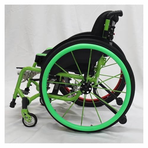 ハンドプッシュ保護カバー, 22/24インチ リムシリコンカバー, 滑り止め耐摩耗性 車椅子アクセサリー, グリップとトラクションを向上 車椅子アクセサリー,green-22inX2pc