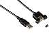 Produktbild kab24® USB 2.0 Premium HighSpeed Kabel HQ schwarz AWG 28/24 (0.5m, Verlängerung A Stecker auf A Buchse zum einbauen)