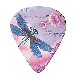 Lot de 6 médiators pour guitare acoustique, guitare électrique, basse, ukulélé Rose Fleur et libellule – Fin, moyen et… - Les Beatles, Paul McCartney, John Lennon, RIngo Starr, George Harrison Lot de 6 médiators pour guitare acoustique, guitare électrique, basse, ukulélé Rose Fleur et libellule - Fin, moyen et… – Image 3