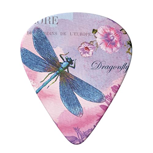 Lot de 6 médiators pour guitare acoustique, guitare électrique, basse, ukulélé Rose Fleur et libellule – Fin, moyen et… - Les Beatles, Paul McCartney, John Lennon, RIngo Starr, George Harrison Lot de 6 médiators pour guitare acoustique, guitare électrique, basse, ukulélé Rose Fleur et libellule - Fin, moyen et… – Image 4