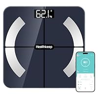 Healthkeep Bilancia Pesa Persona, Bilancia connessa Bluetooth Impedenzimetro Pesa Persone Alta...