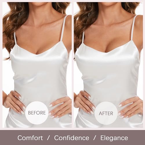 Lolaura Double Sided Sticky Bra - Invisible Adhesive Boomba Bra Inserts, Push up for Bikini Swimsuit Strapless Dresses4