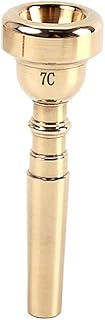 Mikinona Peças Para Bocal Screamer Bocal Trompete Screamer Peças Para Bocal Bocal Trompete 7C Componente Bocal Dourado 7C Parte Principal Do Saxofone Para Peças
