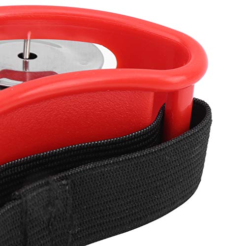 Pandeiro de pé com fileira dupla para acessório de bateria Cajon Box (vermelho)